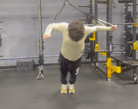Post-operative throwing athlete building upper-body strength during rehab